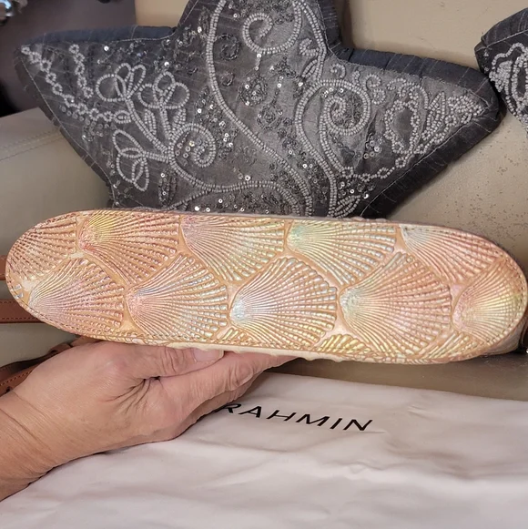 Brahmin Katie Scallop Bondi Iridescent Adjustable Crossbody Bag NWT - Picture 9 of 10